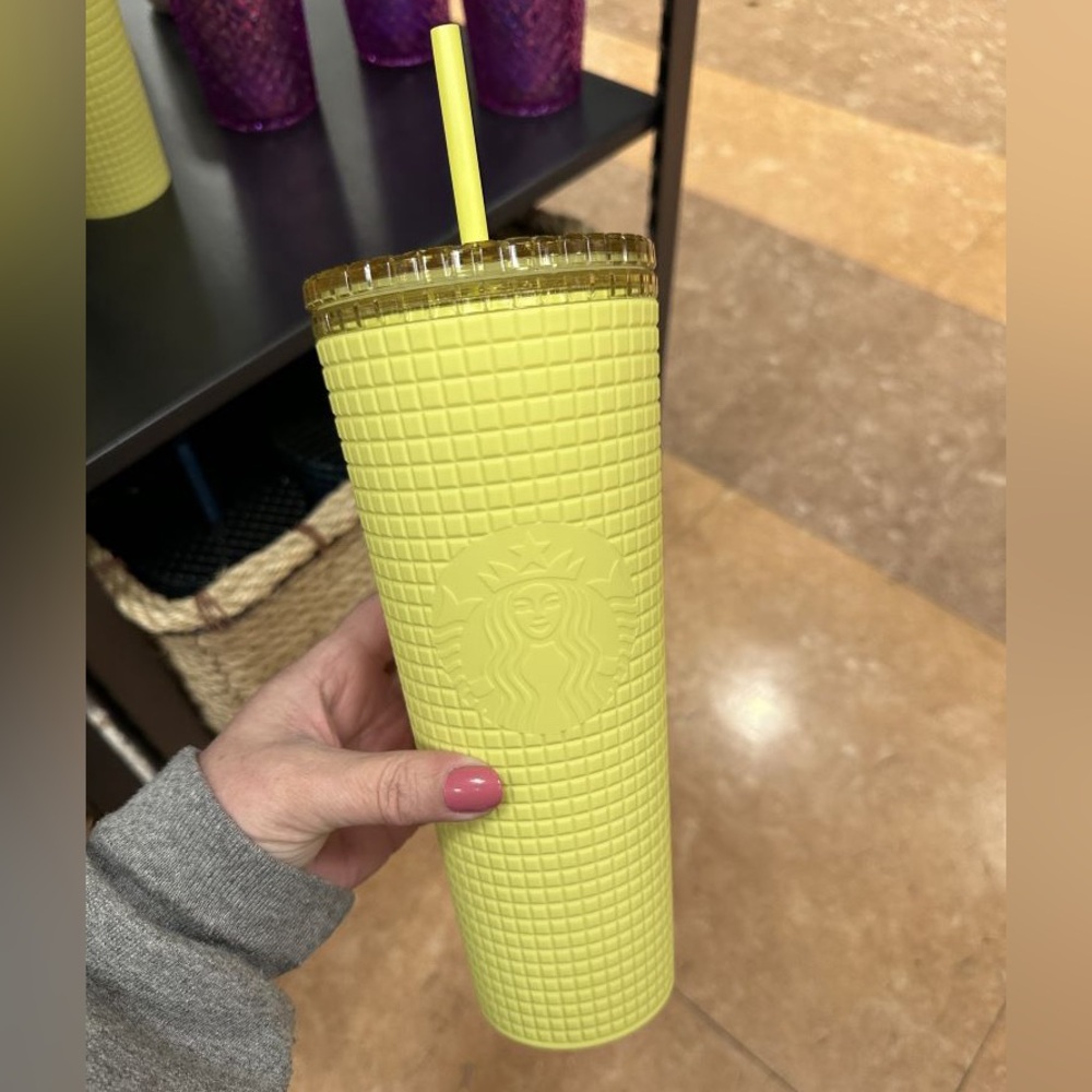 Yellow Starbucks Tumbler